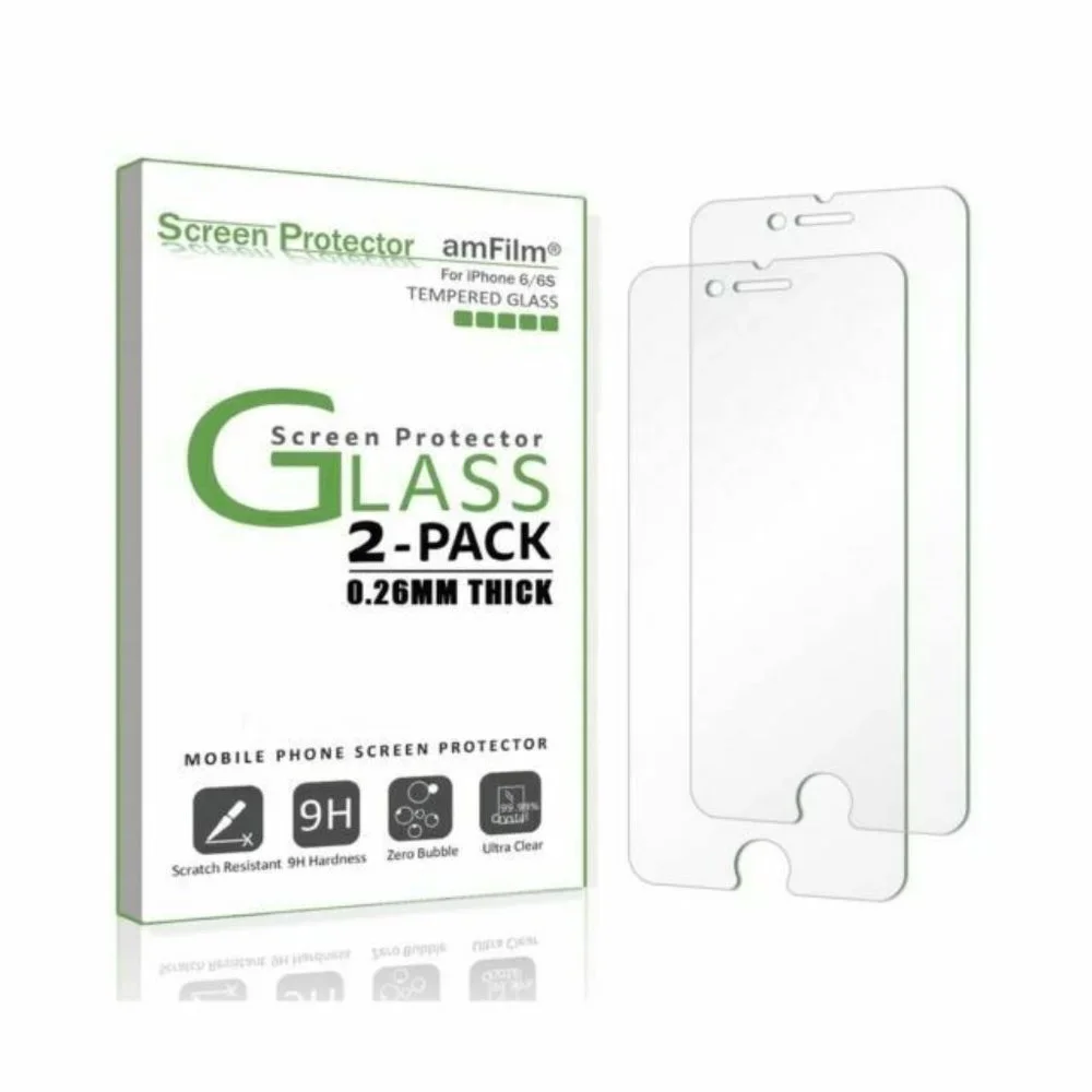 amFilm Tempered Glass Screen Protector for iPhone 6S/6 (4326558743)